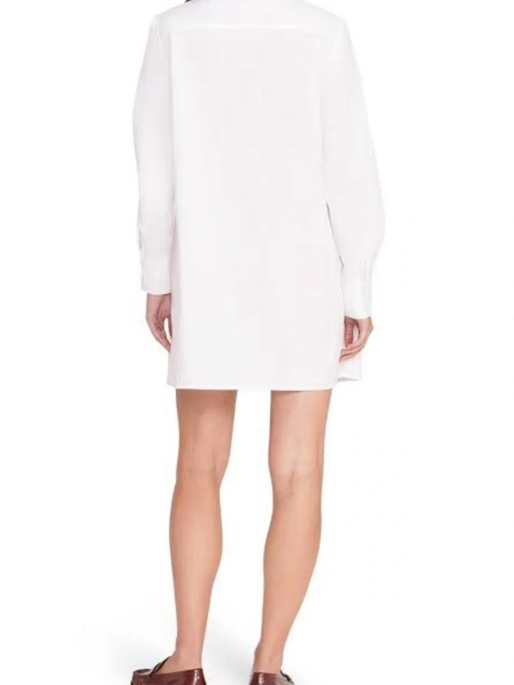 Staud Maryn Tie Neck Mini Poplin Shirt Dress - S - NWT - Picture 5 of 5